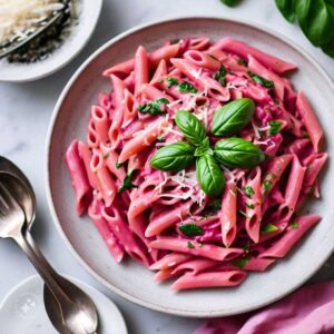 PASTA IN PINK SAUCE